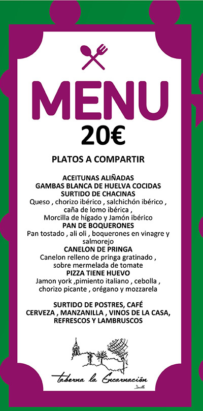 Menú 20€