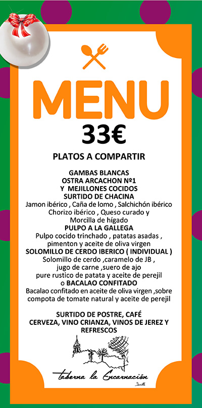 Menú 33€