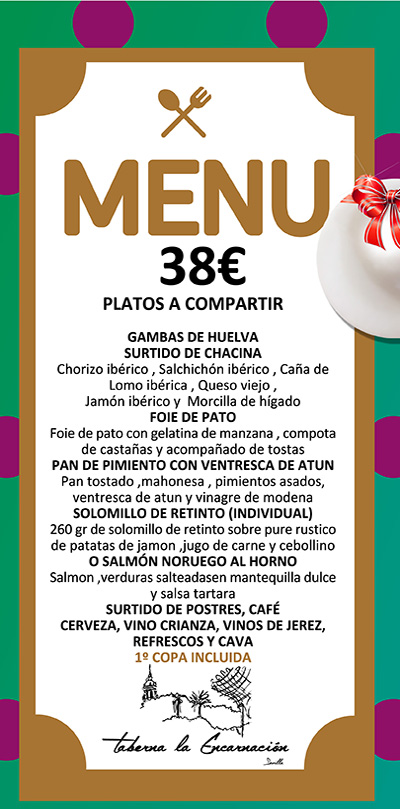 Menú 38€